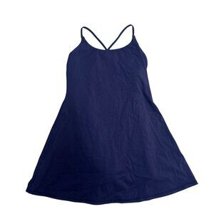 Halara Navy Crossback Built-In Shorts Athletic Dress Size S Like New